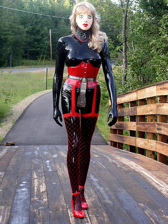 Latex rubber doll